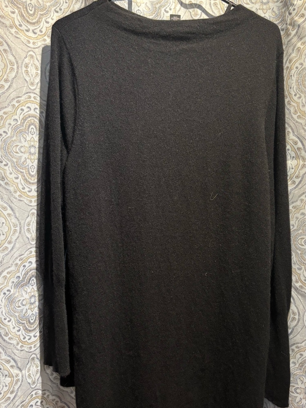 Women's Black 100% Cashmere Sweater - Size 3 = XL